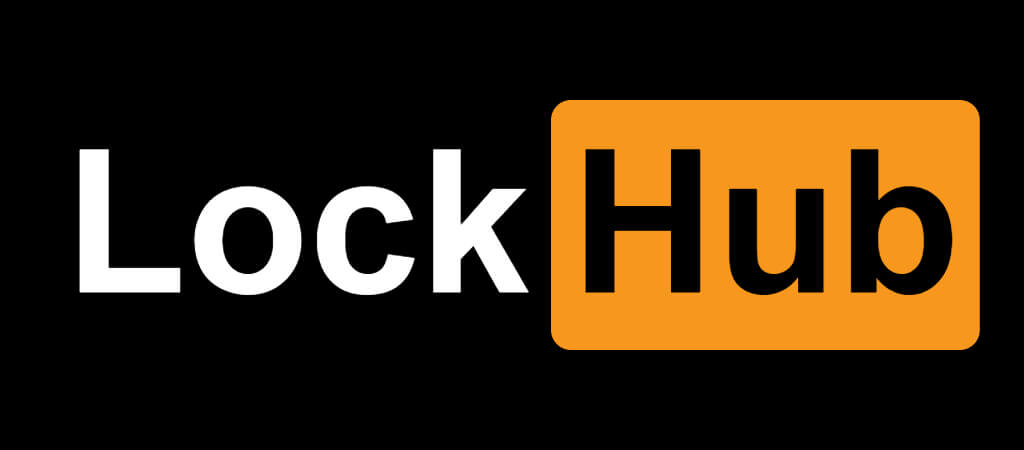 lockhub logo dark